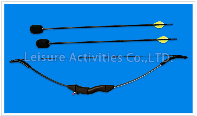 1 safety bow with 2 safety arrows