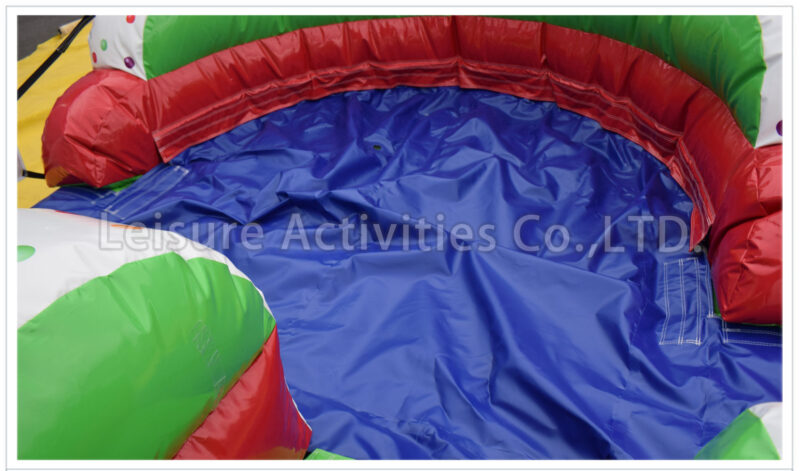 13ft single lane water slide ginger bread house sl
