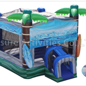 14ft multi theme misting bounce tropical