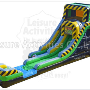 15ft caustic drop water/foam slide sl