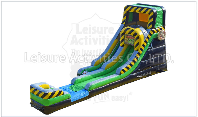 15ft caustic drop water/foam slide sl