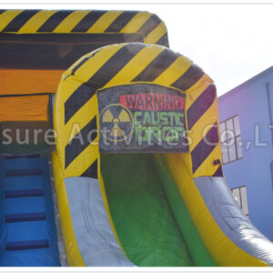 15ft caustic drop water/foam slide sl