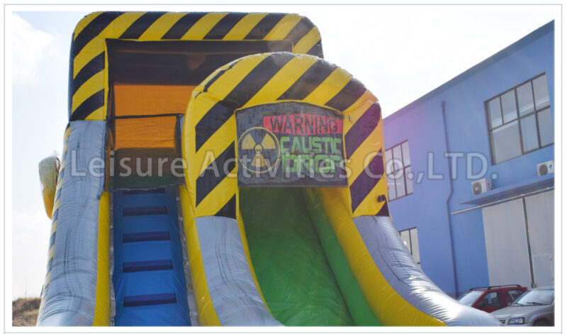 15ft caustic drop water/foam slide sl