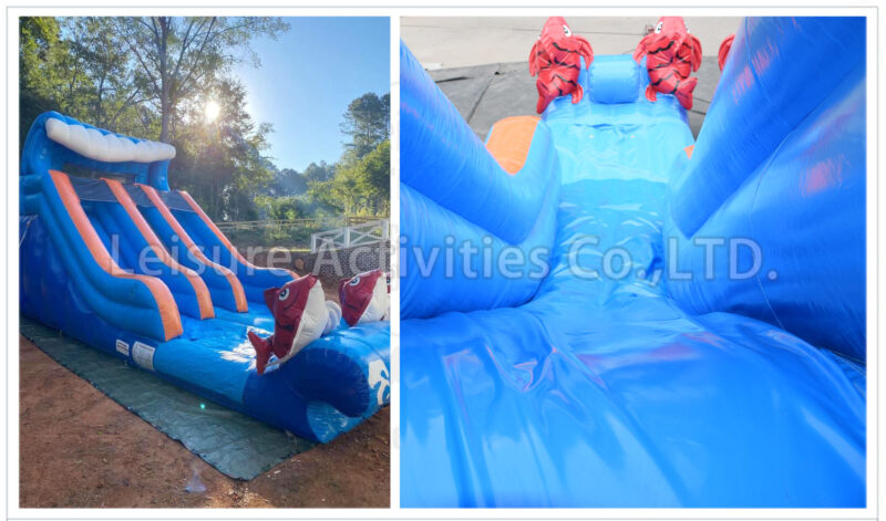 15ft double lane big kahuna water slide sl