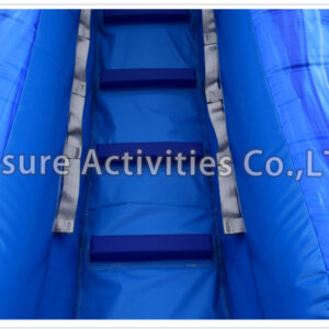 15ft double lane water slide marble blue sl