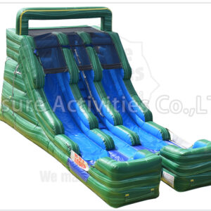 15ft double lane water slide marble blue sl (copy)