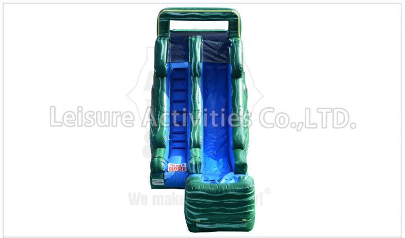 15ft single lane water slide marble blue sl (copy)