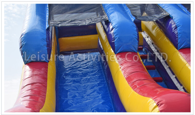 16ft multi theme double lane water slide retro sl