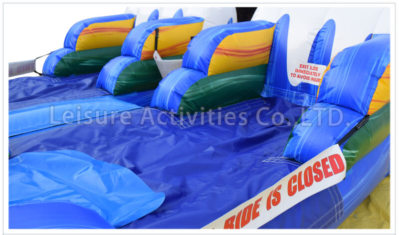 16ft double lane water slide surf time sl