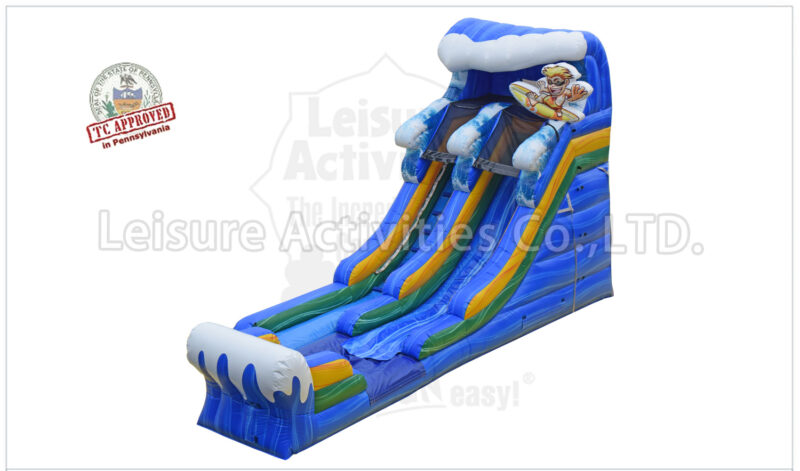 16ft single lane water slide shark sl (max height 20ft) (copy)