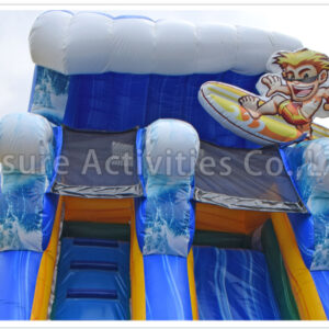 16ft single lane water slide surf time sl