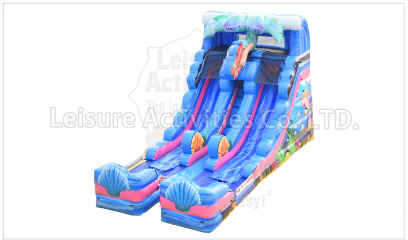 16ft double lane water slide weeki wachee mermaid plunge sl