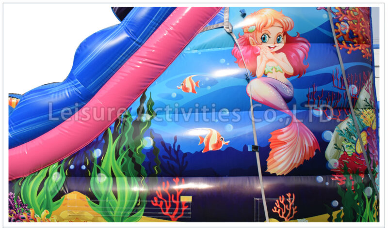 16ft double lane water slide weeki wachee mermaid plunge sl