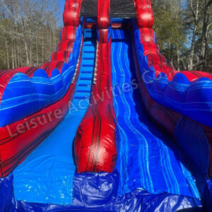 18ft lava single lane water slide stone rpl