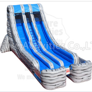 18ft double lane water slide marble red sl (copy)