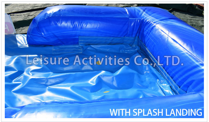 15ft single lane water slide marble blue sl (copy)