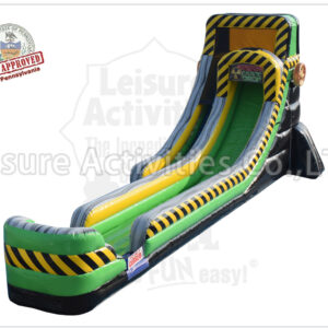 20ft caustic drop water/foam slide sl