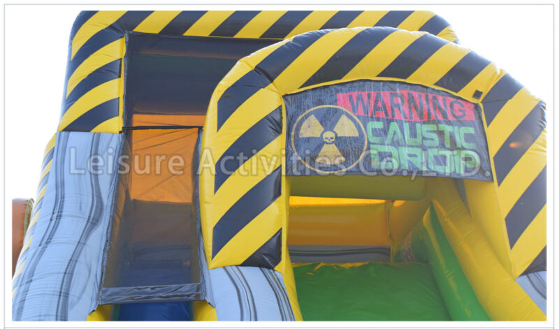 20ft caustic drop water/foam slide sl