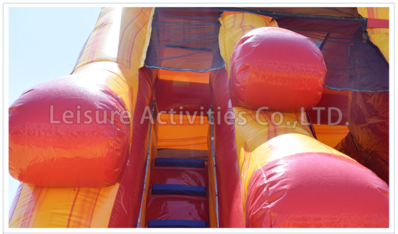 20ft volcano double lane curve water slide ii pl