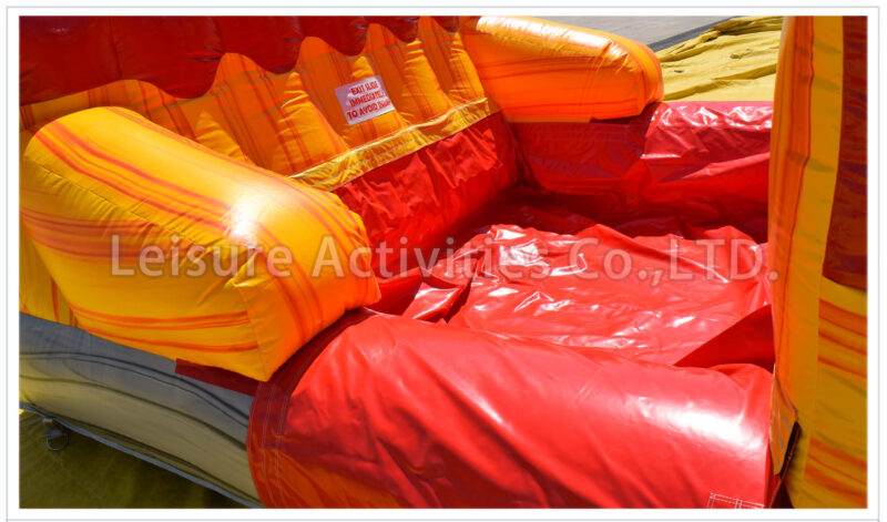 20ft volcano double lane curve water slide ii pl