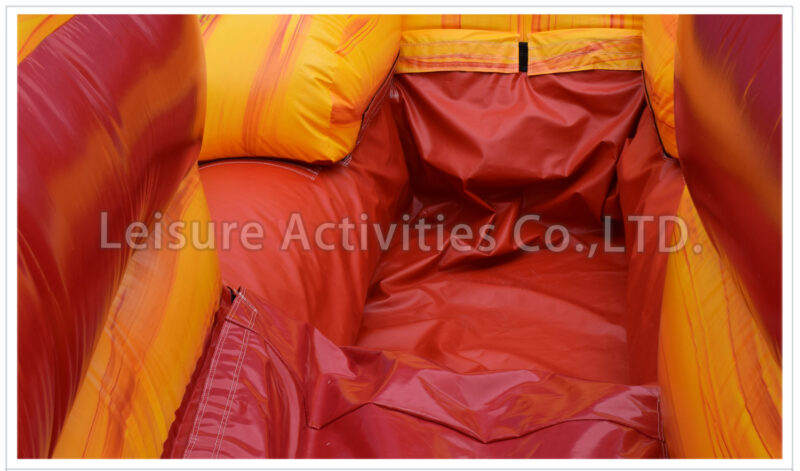 20ft volcano single lane curve water slide ii pl