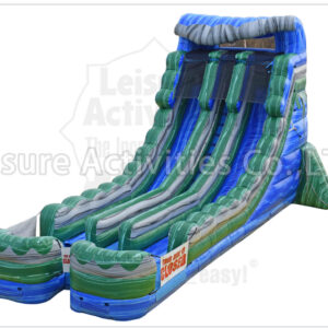 20ft volcano double lane water slide marble red sl (copy)