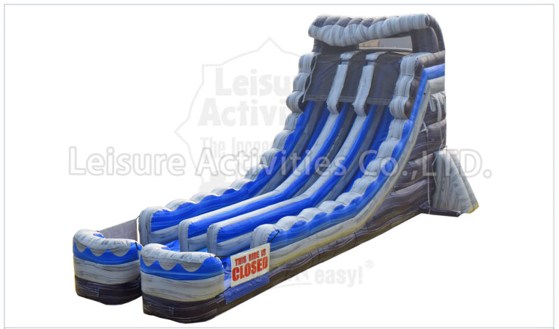 20ft wave double lane water slide marble blue sl (copy)