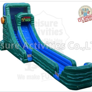20ft caustic drop water/foam slide marble blue sl (copy)