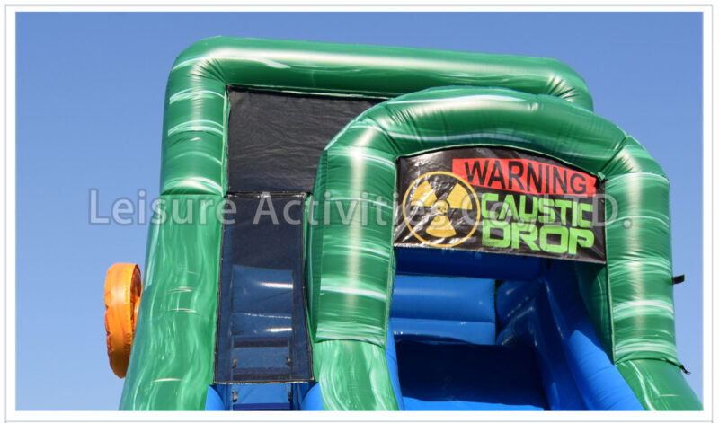 20ft caustic drop water/foam slide marble blue sl (copy)