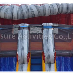20ft volcano double lane water slide marble red sl