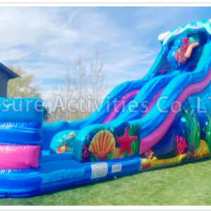 21ft single lane jurassic adventure water slide sl (copy)