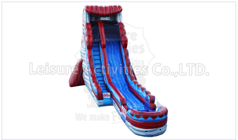 22ft lava single lane water slide stone ii rpl