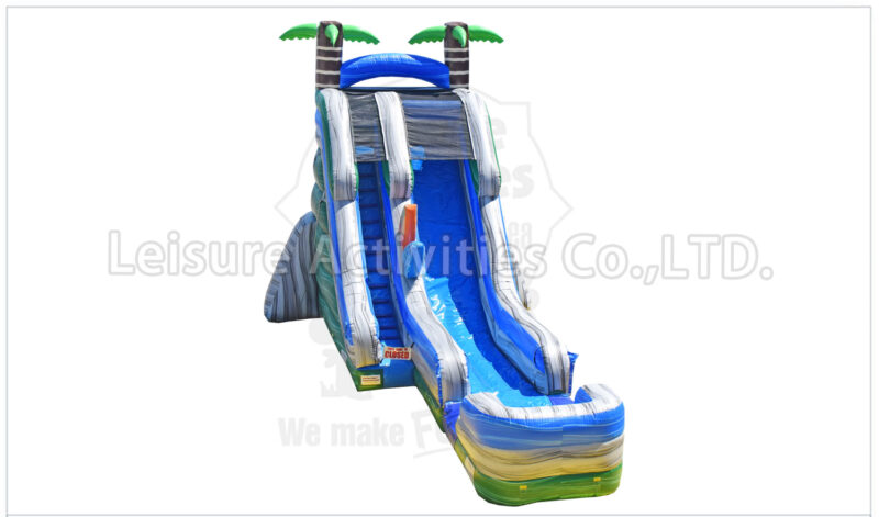 22ft single lane tropical slip n slide lte pl/sl
