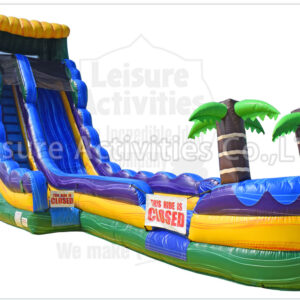 22ft single lane water slide marble yellow ii sl (copy)