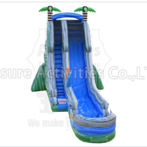 22ft single lane water slide tropical rpl 22ft single lane water slide tropical rpl