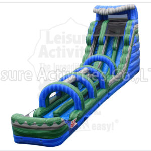 22ft double lane wave blue slip n slide lte pl/sl