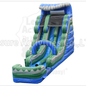 22ft double lane wave blue slip n slide lte pl/sl