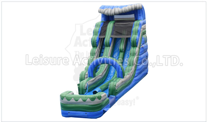 22ft double lane wave blue slip n slide lte pl/sl