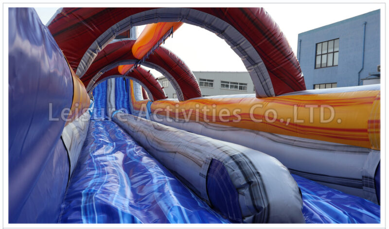 28ft volcano double lane slip n slide pl