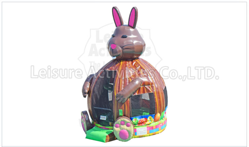 chocolate bunny bounce house