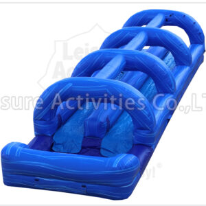 double lane slip n slide pool splash marble blue pl
