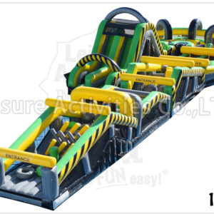 mega obstacle run caution iii