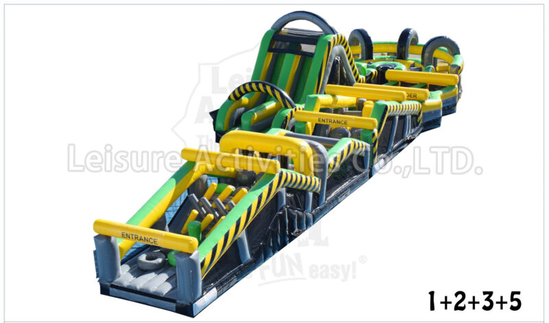 mega obstacle run caution iii