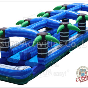 tropical double lane slip n slide pl