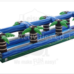 tropical single lane slip n slide pl