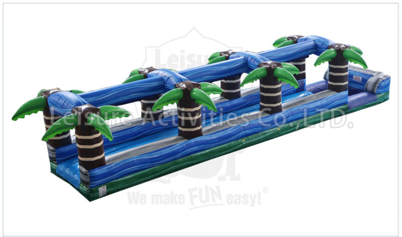 tropical single lane slip n slide pl