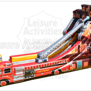 18ft single lane fire truck water slide sl 18ft single lane fire truck water slide sl