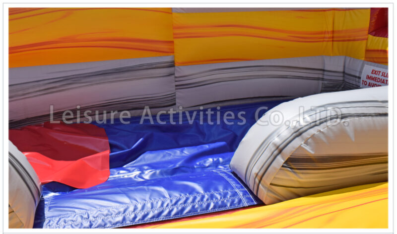 18ft single lane fire truck water slide sl