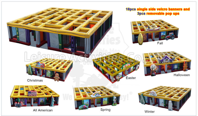 30ft hybrid maze