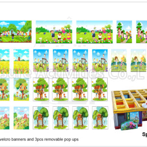 30ft hybrid maze artworks 36pcs double sides (price per set per theme)